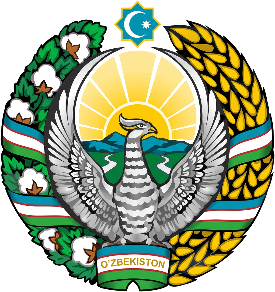 Logo der Botschaft der Republik Usbekistan